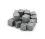 Cubes en Bois 0,8 cm 8 x 8 x 8 mm - Lot de 20 Couleur : Argenté