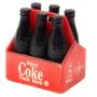 Coca-Cola -  - Coca-Cola - Casier miniature avec 6 bouteilles en plastique - 3,5 cm