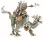 Figurines Plastoy - War Zone N° 60241 - Lézard d'attaque à deux têtes avec deux cavaliers