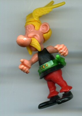 Uderzo (Asterix) - Kinder - Albert UDERZO - Astérix - Kinder 1990 - 01 - K91n1 - Astérix debout baluchon (sans yeux ni baluchon)