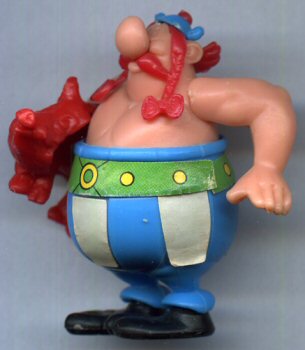 Uderzo (Asterix) - Kinder - Albert UDERZO - Astérix - Kinder 1990 - 06 - K91n6 - Obélix sanglier (sans les yeux ni Idéfix)