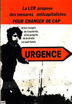 Politica, sindacati, società, media - LCR (Ligue Communiste Révolutionnaire) - Urgence - supplément à Rouge n° 1089