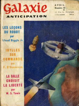 NUIT ET JOUR n° 53 -  - Galaxie 1ère série n° 53 - avril 1958 - Les leçons du robot par Lyoyd Biggle Jr/Idylles sur commande par F. O'Donnevan/La balle choisit la liberté par W. S. Tewis