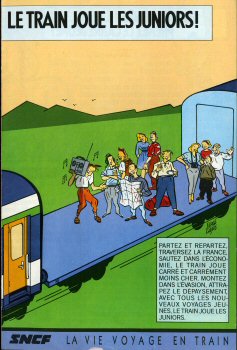 Clerc - Serge CLERC - Clerc - SNCF - Le Train joue les juniors ! - prospectus
