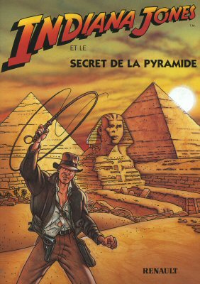 Alessandrini - Claude MOLITERNI - Indiana Jones et le secret de la pyramide - Shell l'été des BD - album promotionnel