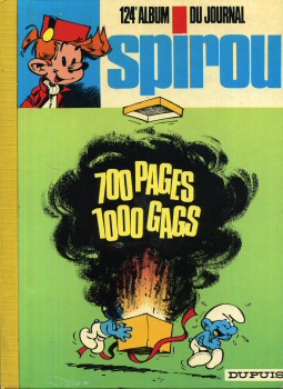 SPIROU (magazine) -  - Spirou - reliure n° 124 - 1760 (06-01-72) à 1772 (30-03-72) - 1972 - couverture Peyo (Schtroumpfs)