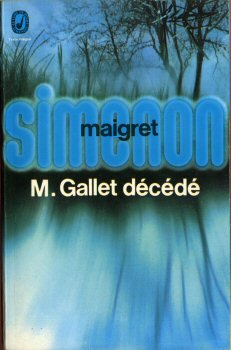 LIVRE DE POCHE n° 2914 - Georges SIMENON - M. Gallet décédé