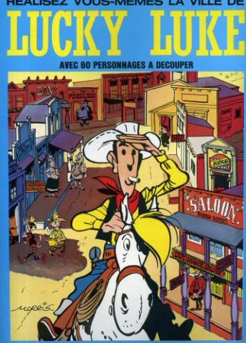 Morris (Lucky Luke) - Documenti e oggetti vari - MORRIS - Réalisez vous-mêmes la ville de Lucky Luke