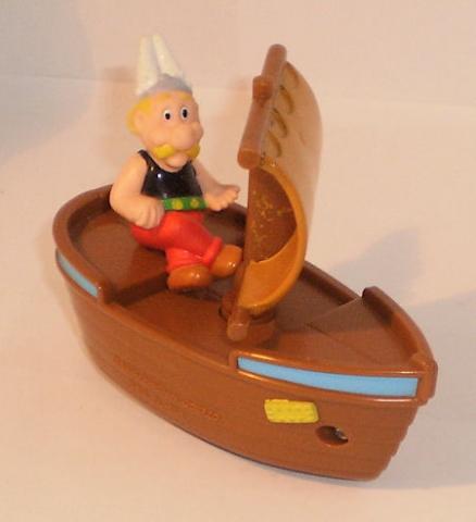Uderzo (Asterix) - Pubblicità - Albert UDERZO - Astérix - McDonald's Happy Meal - 1994 - Astérix sur son bateau