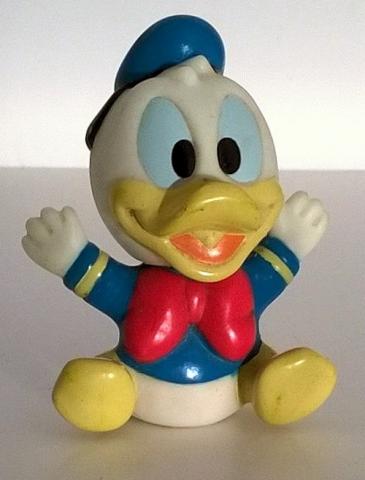 Disney - Documenti e oggetti vari - DISNEY (STUDIO) - Disney - Donald Duck enfant (ou neveu) - petite figurine souple - 7 cm