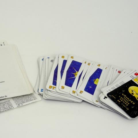 Fantascienza/Fantastico - Robot, Giocattoli e Giochi - Thierry DELUC - Odyssée - Voyager dans l'espace-temps avec 68 cartes (jeu de cartes) - prototype