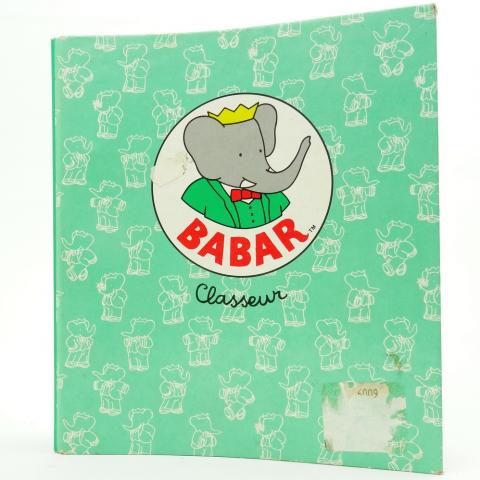 BABAR - Jean de BRUNHOFF - Babar- 1991 - Classeur format écolier