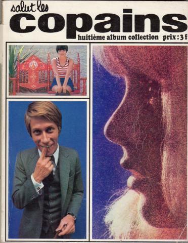 Revistas musicales -  - Salut les Copains - reliure n° 8 incomplète : N° 57 avril 1967 entier n° 58 mai 1967 incomplet