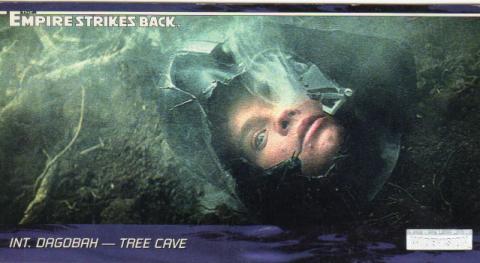 Star Wars - imágenes -  - Star Wars - Topps - Empire Strikes Back - Widevision - #70 Int. Dagobah - Tree Cave