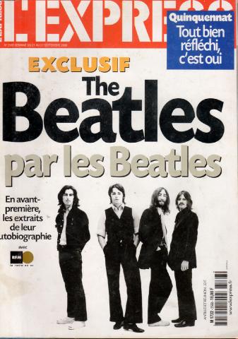 Música - Documentos -  - L'Express n° 2568 - 21-27/09/2000 - The Beatles par les Beatles