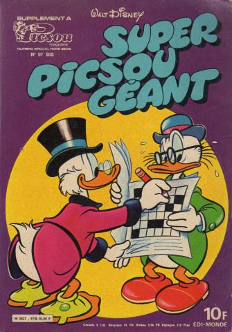 PICSOU -  - Super Picsou Géant n° 97 bis - mars 1980 - Picsou chasse le Donald sauvage