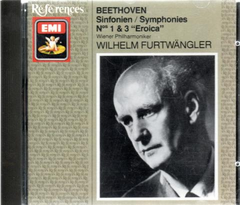 Audio/video - Música Clásica - BEETHOVEN - Beethoven - Symphonies 1 & 3 Héroïque - Wilhelm Furtwängler, Wiener Philarmoniker - CD 7630332