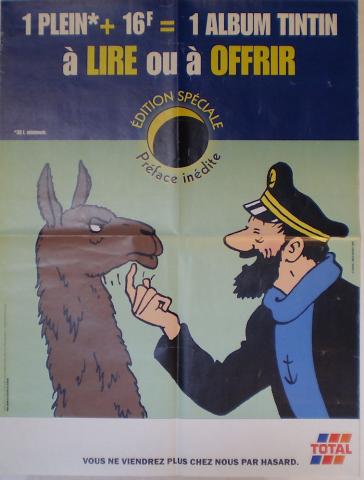 Hergé - Pubblicità - HERGÉ - Tintin - Total - 1999/2000 - Lot publicitaire dont albums brochés