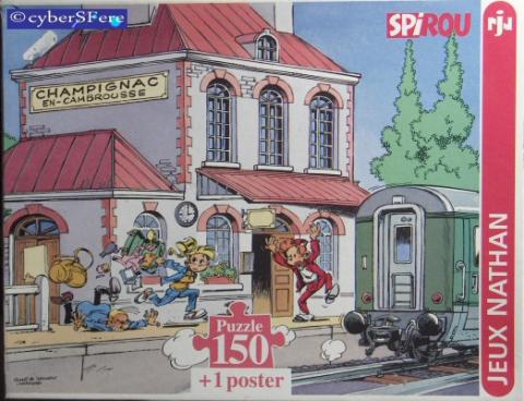 Tome et Janry (Spirou, Petit Spirou) - TOME ET JANRY - Tome et Janry - Spirou - Nathan - Le Grand départ - puzzle 150 pièces - 31,5 x 41,5 cm
