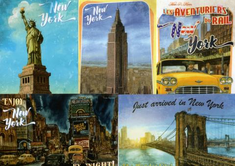 Days of Wonder - Les Aventuriers du Rail - 23 - New York - Carte Postale Promotionnelle