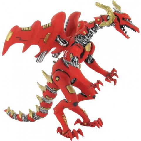 Figurine Plastoy - Draghi N° 60264 - Il drago robot rosso