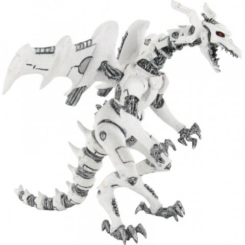 Figurine Plastoy - Draghi N° 60266 - Il drago robot bianco