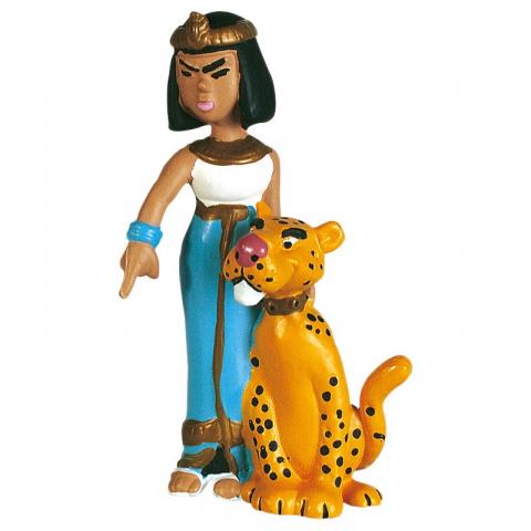 Figurine Plastoy - Asterix N° 60513 - Cleopatra e la sua pantera