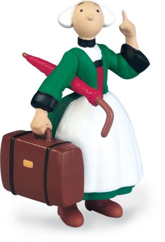Figurine Plastoy - Bécassine N° 61010 - Bécassine con una valigia e un ombrello