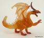 Plastoy - Grande drago traslucido di fuoco