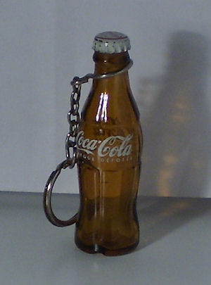 Coca-Cola -  - Coca-Cola - bouteille en verre miniature - 8 cm