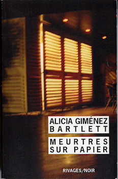 RIVAGES Noir n° 541 - Alicia Giménez BARTLETT - Meurtres sur papier