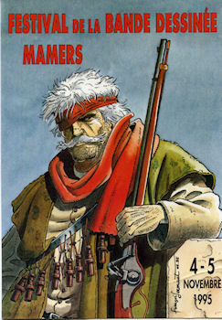 Les CHEMINS DE MALEFOSSE - François DERMAUT - Dermaut - Festival de B.D. de Mamers 1995 - carte postale