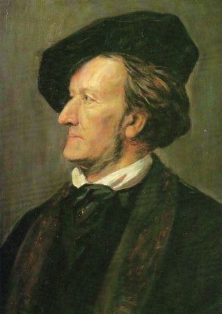 Música - Documentos -  - Richard Wagner Museum - Tribschen, Luzern - Portrait nach Lenbach - carte postale
