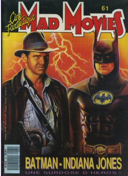 MAD MOVIES n° 61 -  - Mad Movies n° 61 - Batman, Indiana Jones