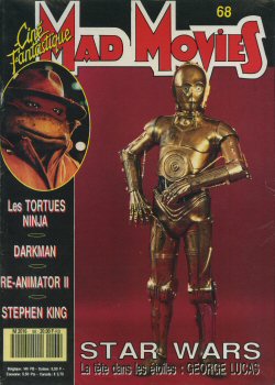 MAD MOVIES n° 68 -  - Mad Movies n° 68 - Star Wars/George Lucas - C3PO en couverture