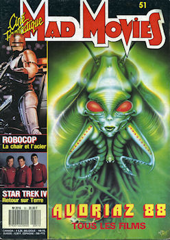 MAD MOVIES n° 51 -  - Mad Movies n° 51 - janvier 1988 - Avoriaz 88/Robocop/Star Trek IV - Retour sur Terre