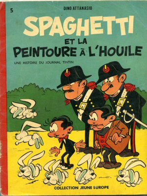 SPAGHETTI n° 1 - René GOSCINNY - Spaghetti et la peintoure à l'houile