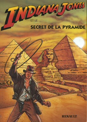 Alessandrini - Claude MOLITERNI - Indiana Jones et le secret de la pyramide - Shell l'été des BD - album promotionnel