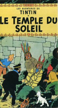 Hergé (Tintinophilie) - Audio, vidéo, logiciels - HERGÉ - Tintin - Citel/Fil à Film - Le Temple du soleil - cassette VHS