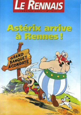 Uderzo (Astérix) - études - Albert UDERZO - Astérix à Rennes - Bulletin municipal Le Rennais n° 317