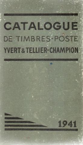 Toerisme en vrije tijd -  - Catalogue de timbres-postes Yvert & Tellier-Champion - 1941 - 45e édition