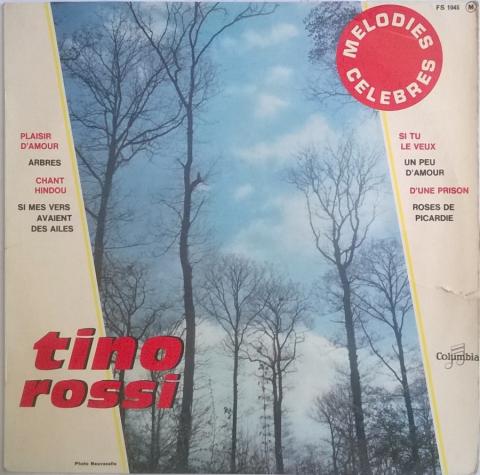Audio/video - Pop, Rock, Jazz - Tino ROSSI - Tino Rossi - Mélodies célèbres - vinyle 33 tours 25 cm - Columbia FS 1045