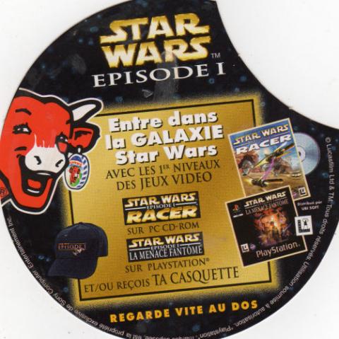 Star Wars - publicidad - George LUCAS - Star Wars - La Vache qui rit - 2000 - Episode I - Entre dans la galaxie Star Wars - coupon promotionnel