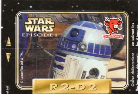 Star Wars - publicidad - George LUCAS - Star Wars - La Vache qui rit - 2000 - Episode I - image R2-D2