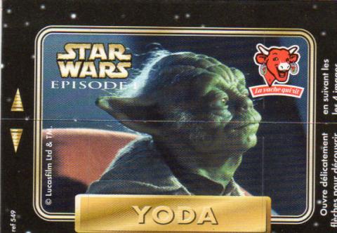 Star Wars - publicidad - George LUCAS - Star Wars - La Vache qui rit - 2000 - Episode I - image Yoda
