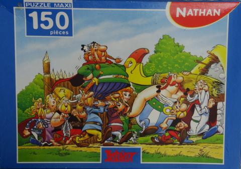 Uderzo (Astérix) - Jeux, jouets, puzzles - Albert UDERZO - Astérix - Nathan - 868179 - retour au village - puzzle 150 pièces - 36,2 x 49,3 cm