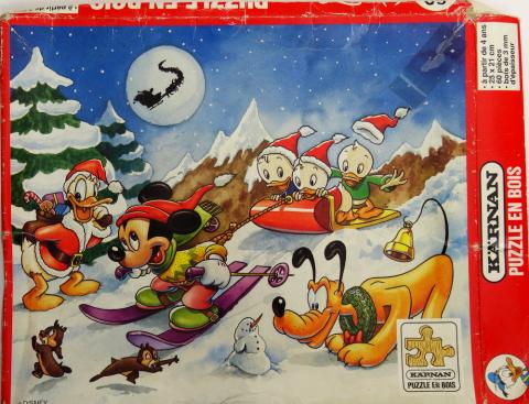 Disney - Spellen en speelgoed - DISNEY (STUDIO) - Walt Disney - Kärnan - 33949.3 - Puzzle en bois 60 pièces - 25 x 21 cm