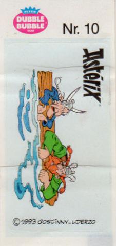 Uderzo (Astérix) - publicité - Albert UDERZO - Astérix - Fleer - Dubble Bubble Gum - 1993 - Sticker - Nr. 10 - Pirates