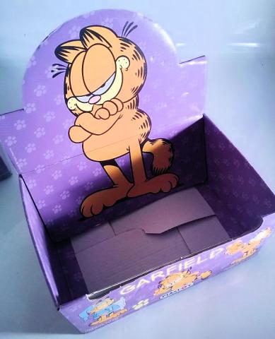 GARFIELD - Jim DAVIS - Garfield - Plastoy - boîte présentoir en carton
