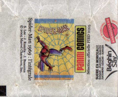 Marvel -  - Marvel - Béghin Say - FIBD sélection officielle 2005 - Spider-Man 1969 : l'intégrale - enveloppe de sucre